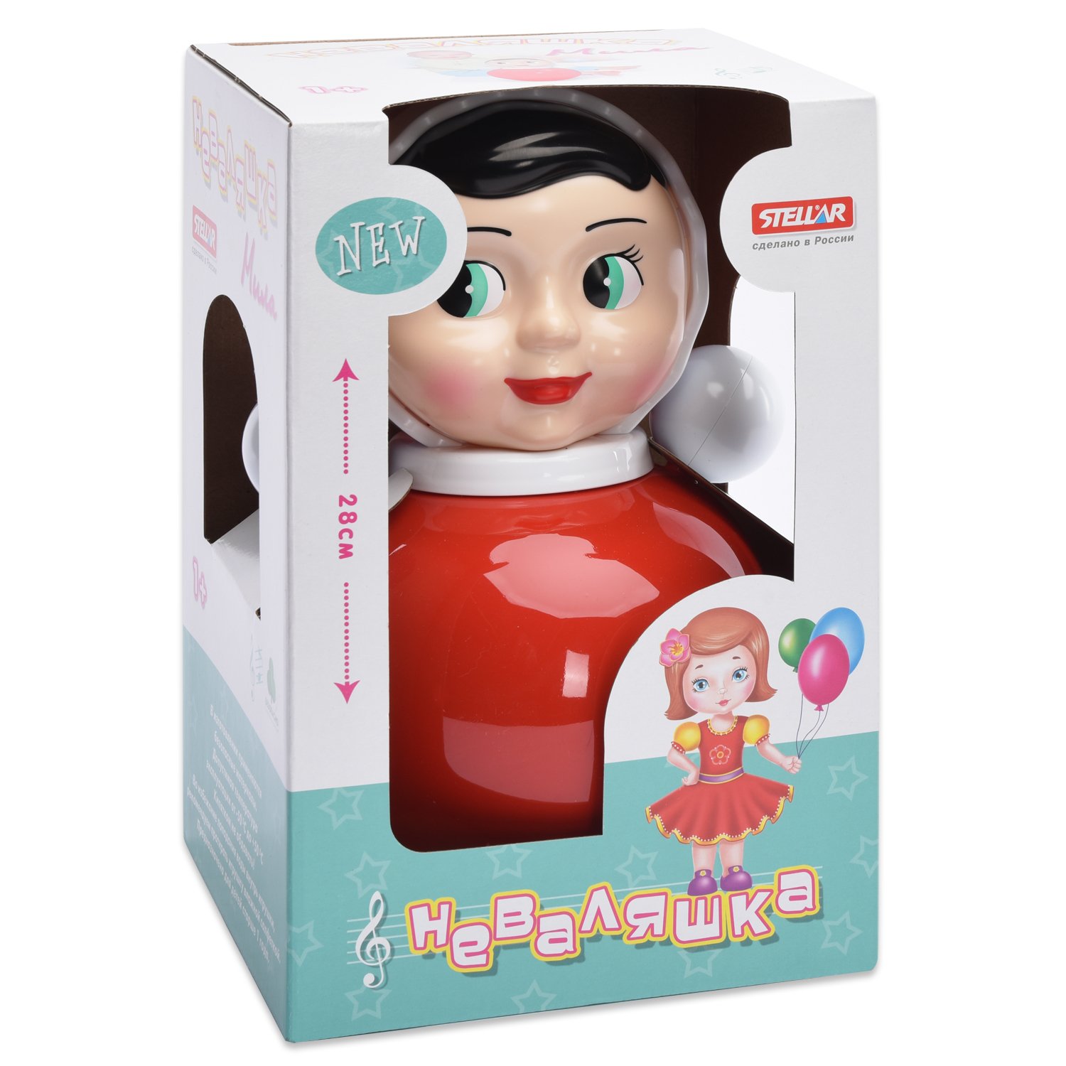 Неваляшка Мила 28см в/к Стеллар - миниатюра 2