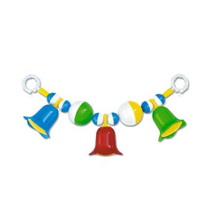  Погремушка подвеска с шариками и колокольчиками мини - фото 1