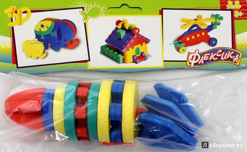 Конструктор мягкий Ракета - фото 1