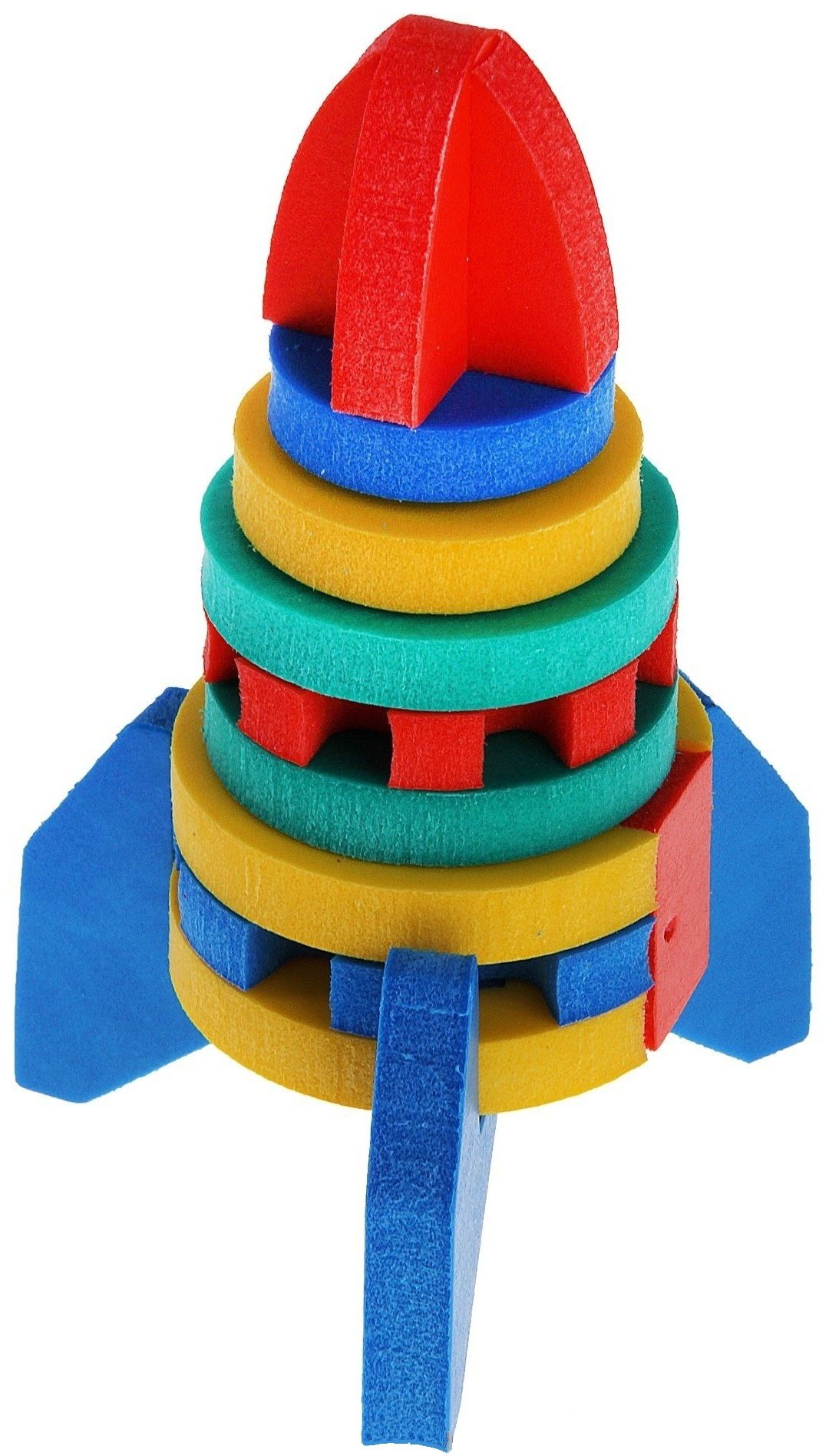 Конструктор мягкий Ракета - миниатюра 2