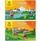 Альбом для рисования 16л. Приключения Енота (10) - фото 1