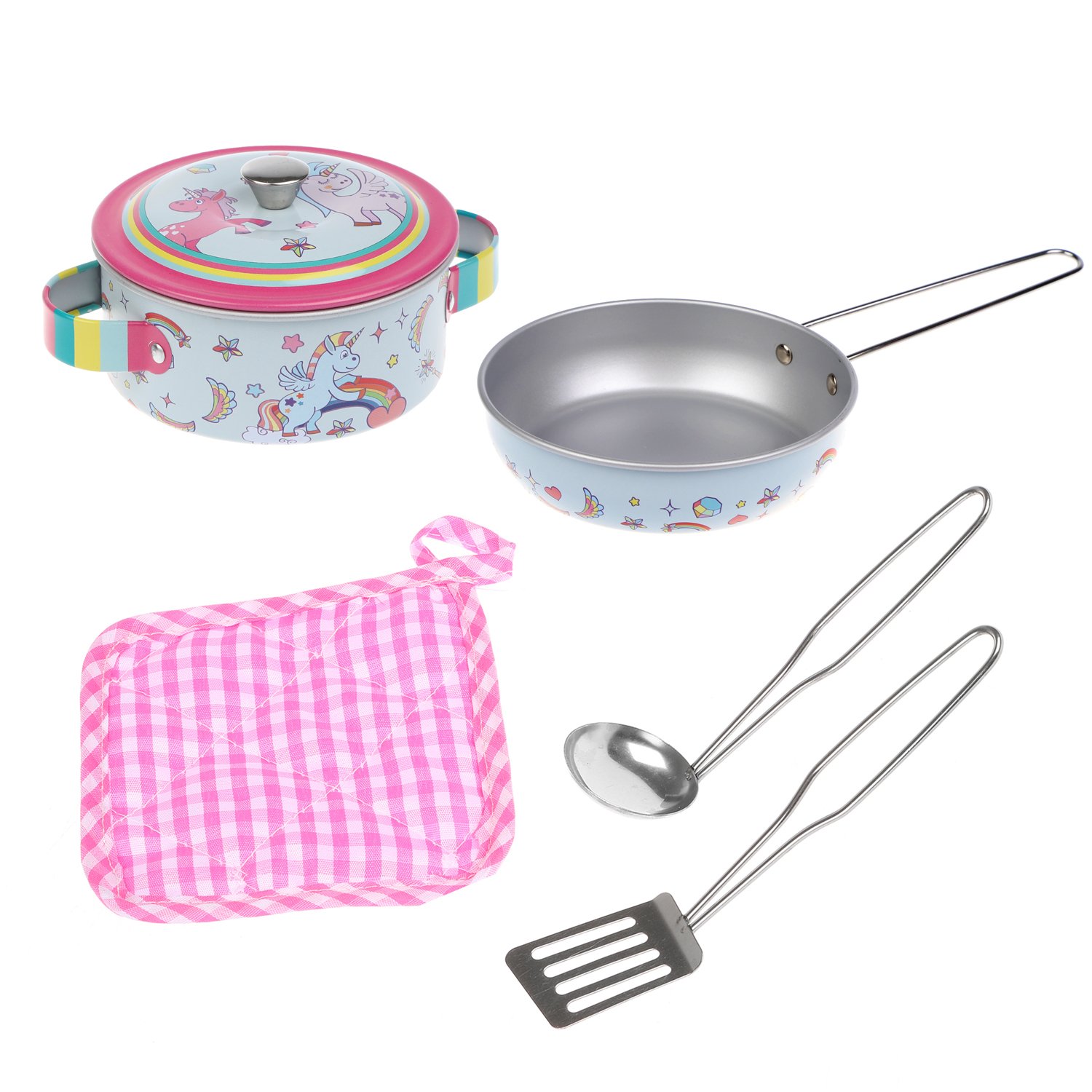 Посуда набор метал. Единорог 6 предм. Mary Poppins - миниатюра 2