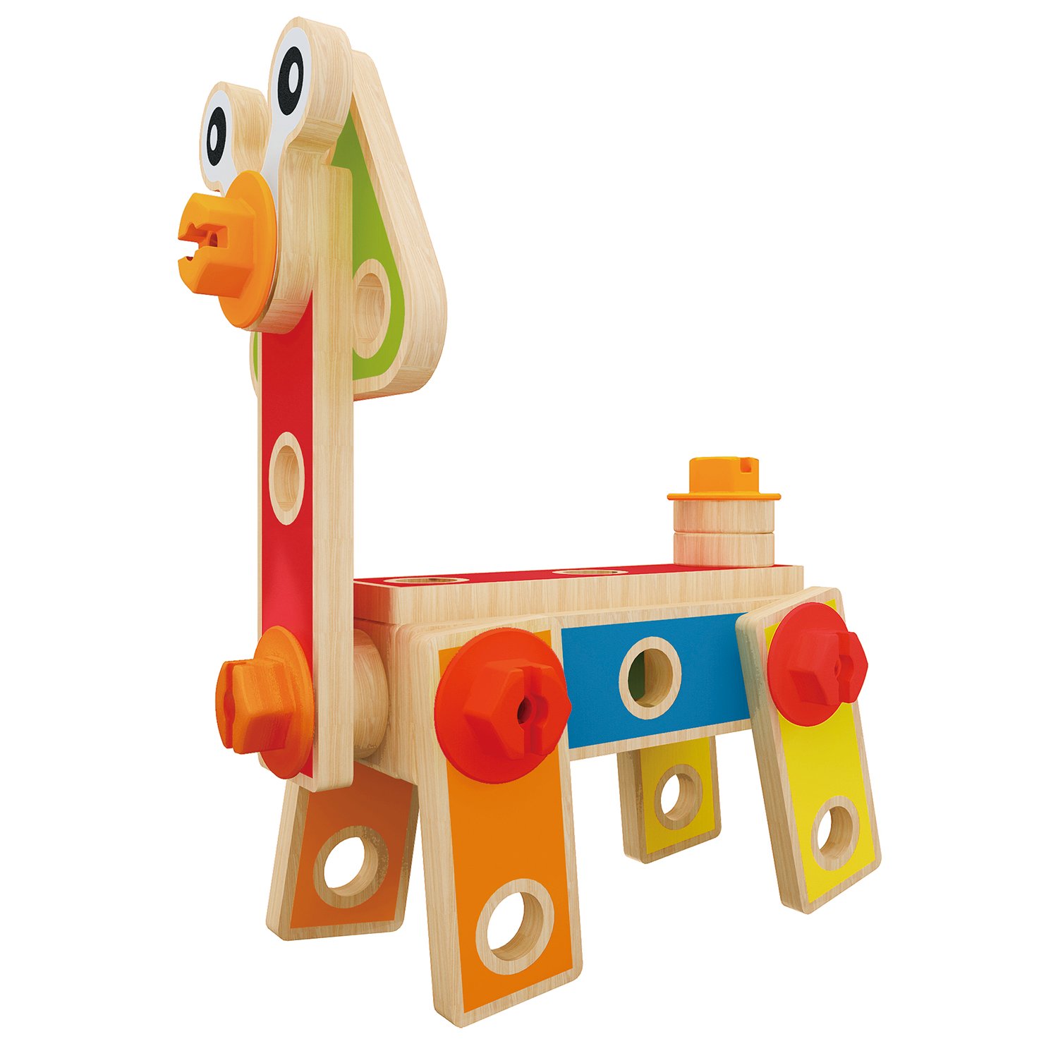 Конструктор деревянный Базовый 42 эл. Hape - фото 1