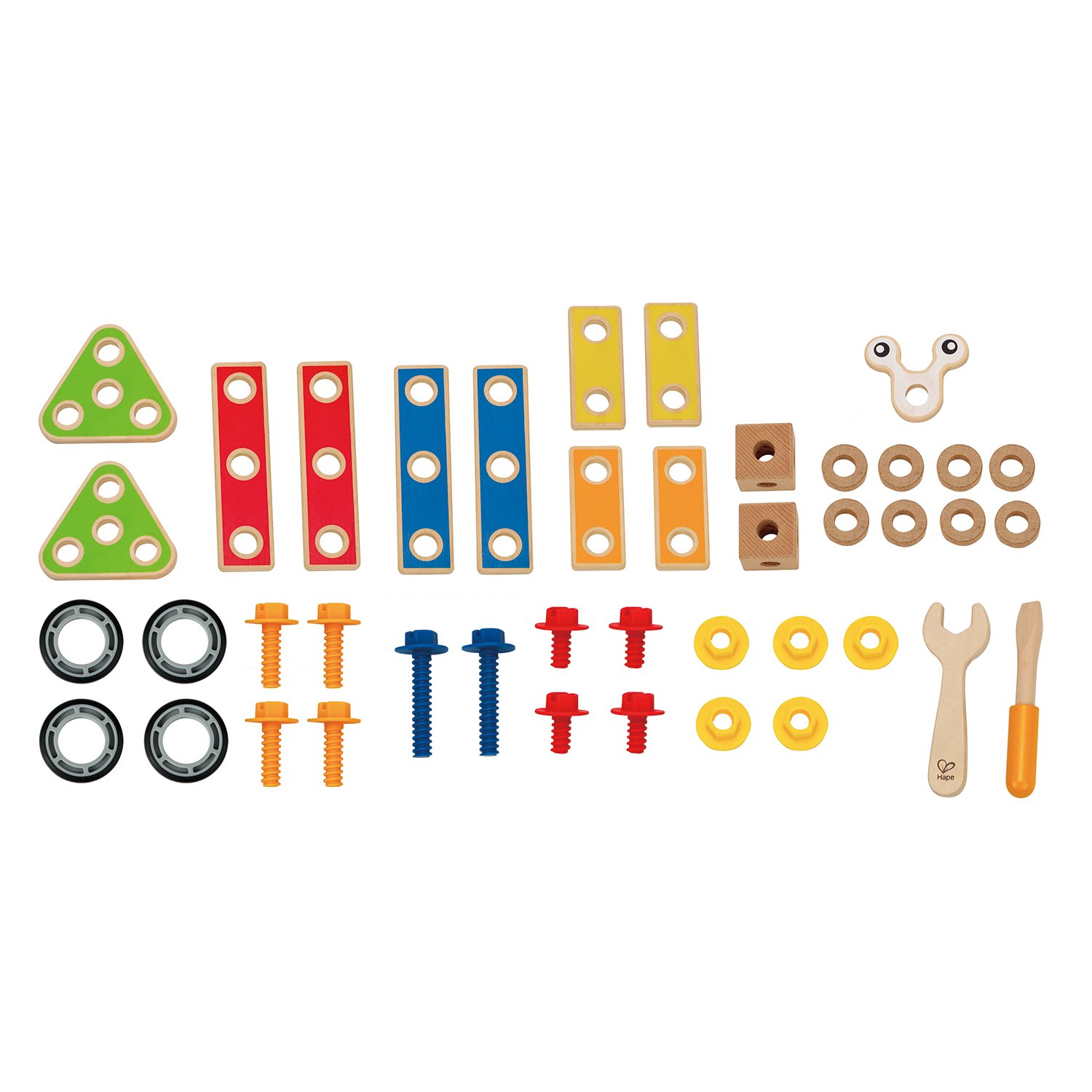 Конструктор деревянный Базовый 42 эл. Hape - миниатюра 3