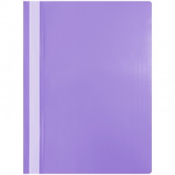  Папка - скоросш. А4 пласт. фиол. 120мкм - фото 1