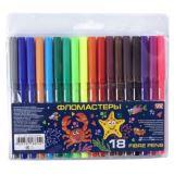 Фломастеры 18цв. Яркие Рыбки Hatber - фото 1