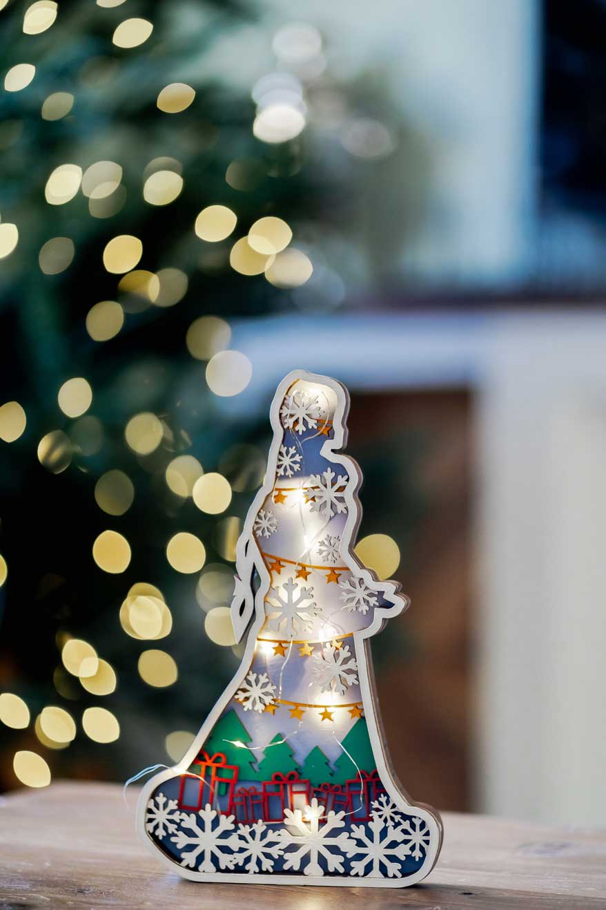 Роспись по дереву Снегурочка серия Гирлянда Dobrika - миниатюра 3