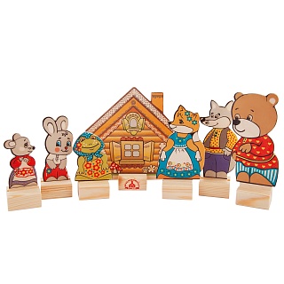 Кукольный театр дерев. Теремок - фото 1