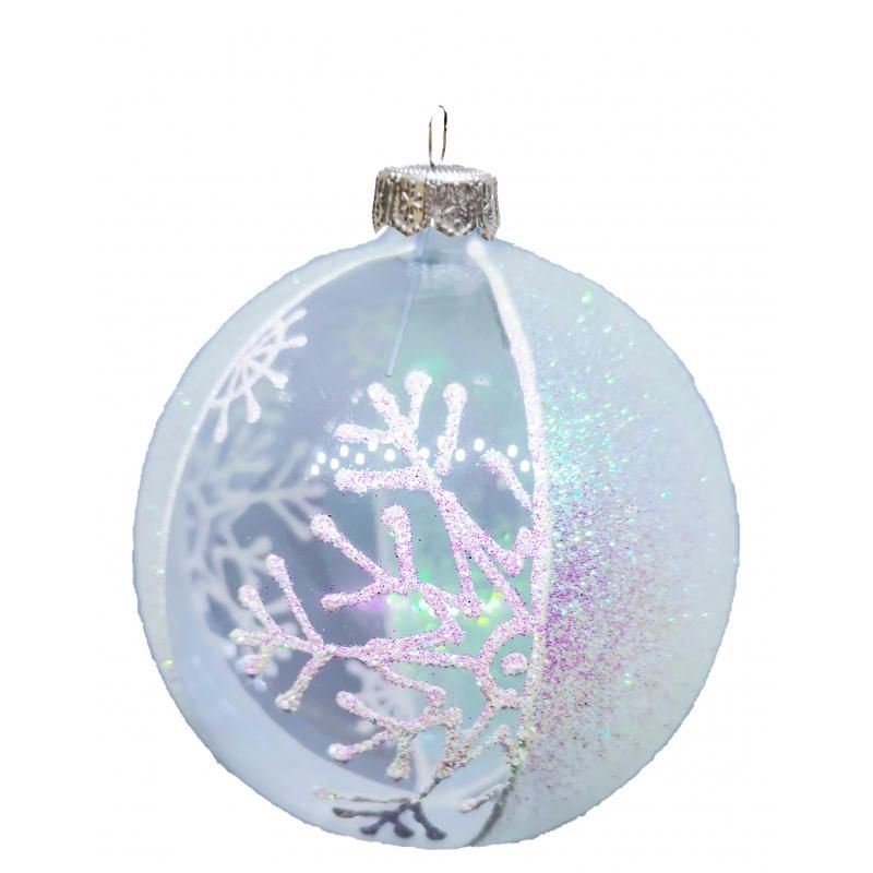 Елочное украшение Шар Морозное торжество - фото 1