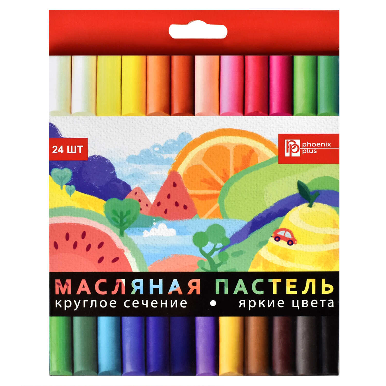 Пастель 24цв масл. Фрукты - фото 1