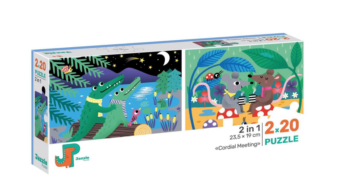 Пазл 2 в 1 Теплая встреча - фото 1