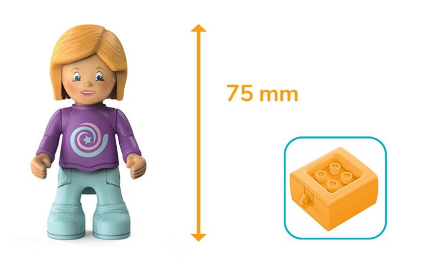 Конструктор - машинка инерционная Бэтти Блинки Toddys, фото 3