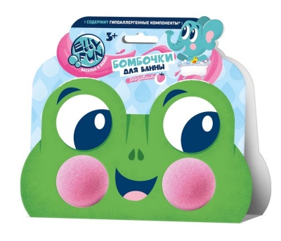 Бомбочки для ванны Зверюшки Лягушонок роз. - фото 1