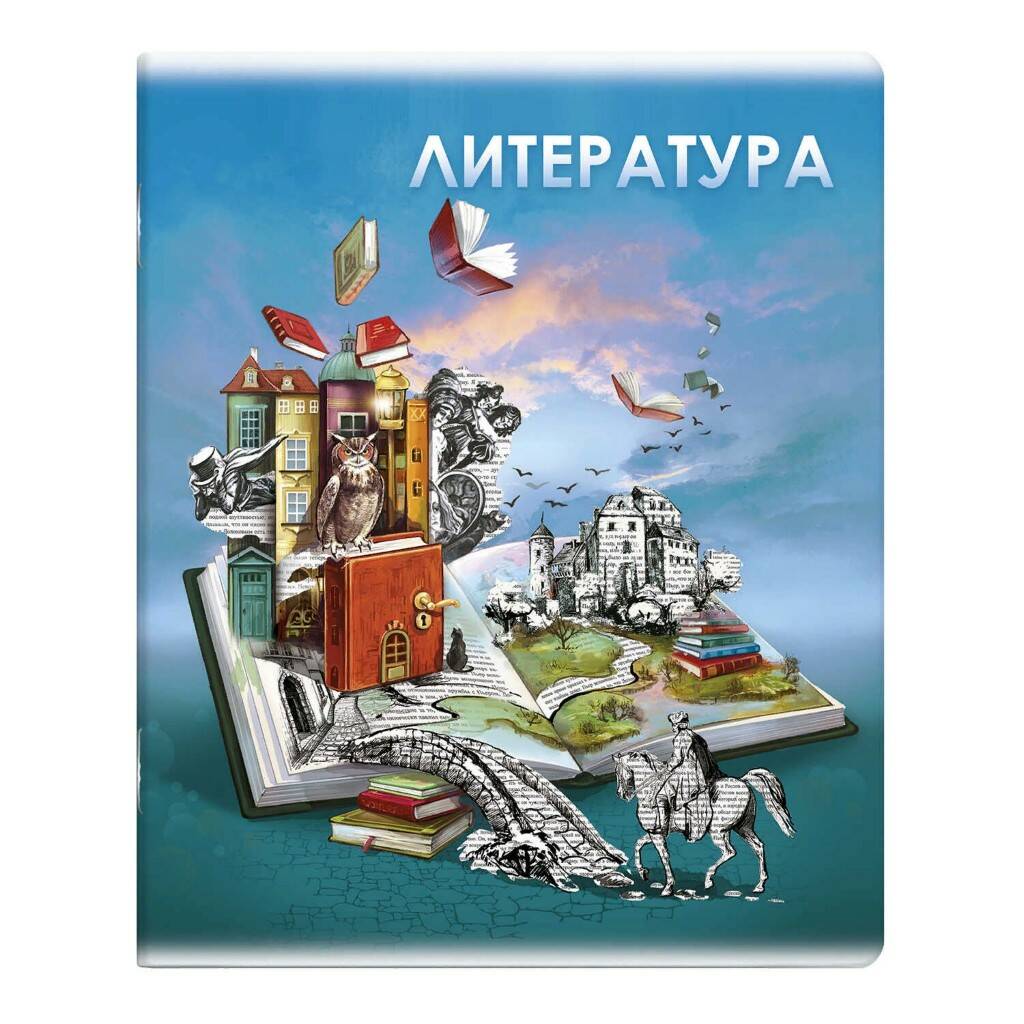 Тетрадь 48л. линейка ЛИТЕРАТУРА Книга Знаний - миниатюра 3