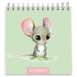  Блокнот 60л. МЫШОНОК 140*140мм - фото 1