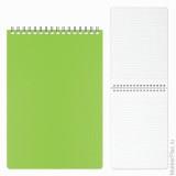 Блокнот А6 80л. ЗЕЛЕНЬ - фото 1
