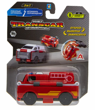 Автовывернушка Transcar Double Пожарная машина - Транспортная Полиция - фото 1