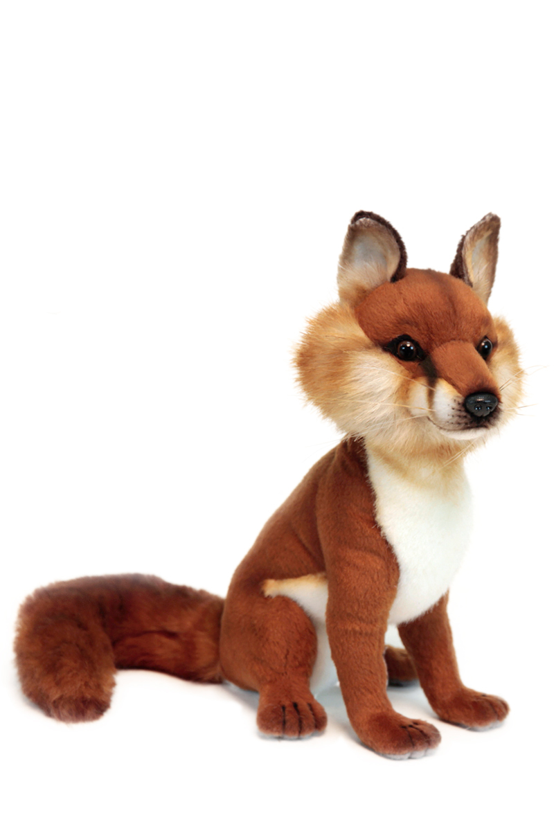 Мягкая игрушка Hansa Лиса рыжая 19см - фото 1