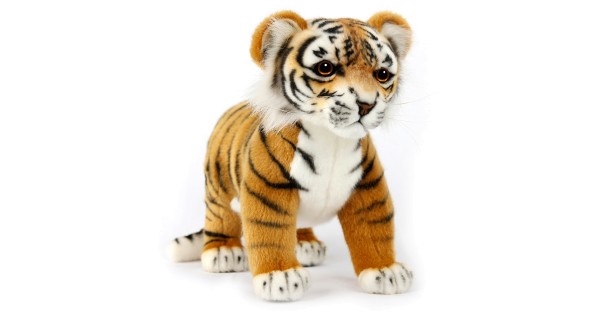 Мягкая игрушка Hansa Тигр амурский, детеныш 33 см. - фото 1