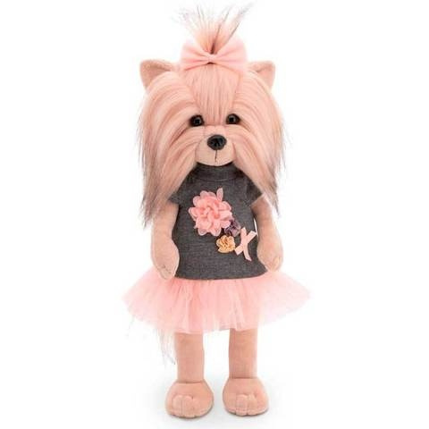 Мягкая игрушка Собака Lucky Чайная роза - фото 1