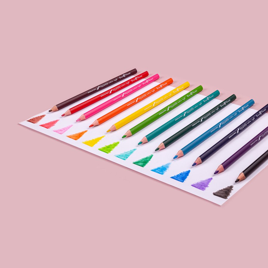 Карандаши 12 цв. акварельные BrunoVisconti - фото 1