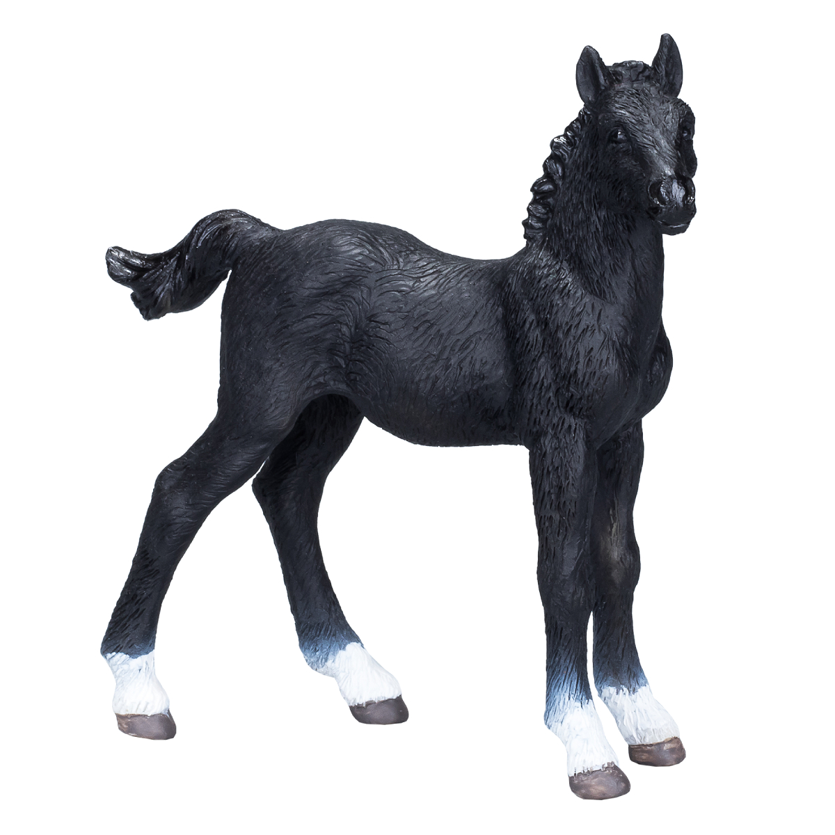 Фигурка коллекционная Жеребенок ганноверский черный KONIK - фото 1