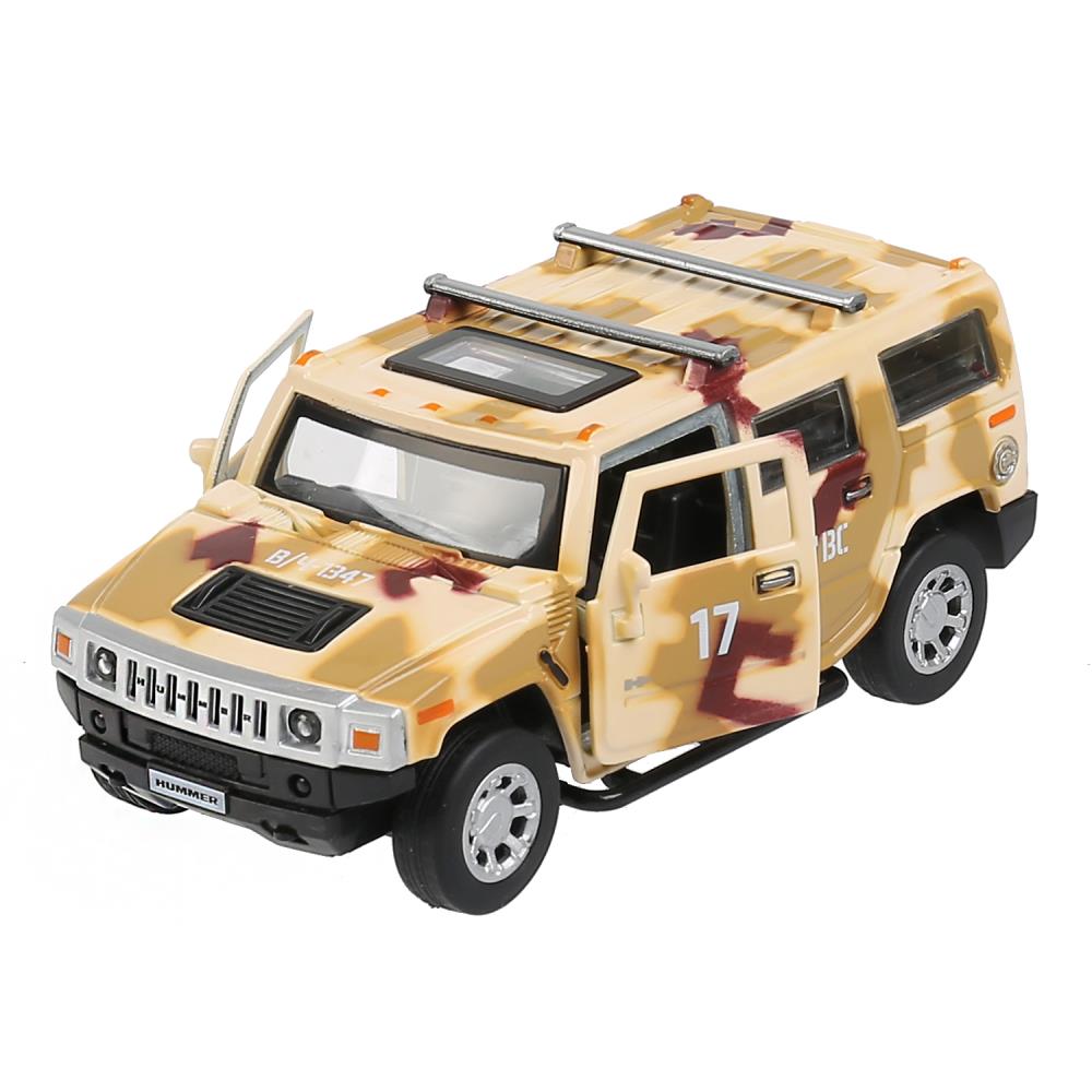 Машина металлическая ТЕХНОПАРК HUMMER H2 Камуфляж - фото 1