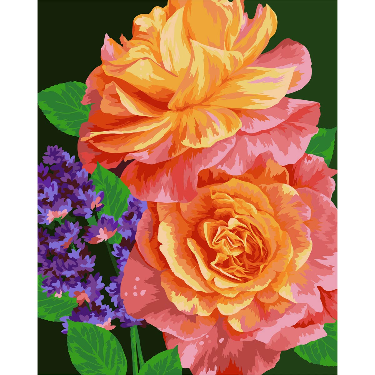 Картина по номерам 40*50 Цвета заката - фото 1