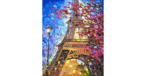 Картина по номерам 30*40 Париж - фото 1