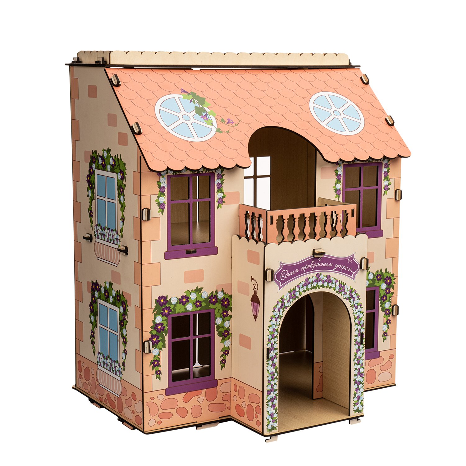 Дом для кукол деревянный - фото 1