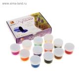 Краски акриловые 12цв. глянц. ЛУЧ - миниатюра 2