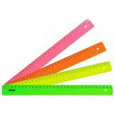 Линейка пластик 30 см. Neon Crystal (20) - миниатюра 2