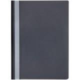 Папка - скоросшиватель А4 пластик черная 160 мкм. (10) - фото 1