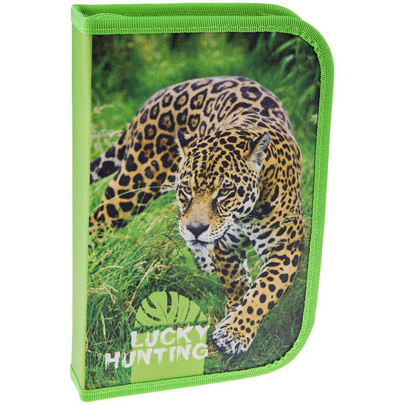 Пенал 1 отделение Дикие кошки - фото 1