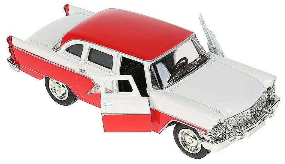 Машина металлическая ТЕХНОПАРК ГАЗ Чайка красн. X600-H09083-R - миниатюра 3