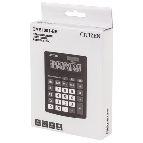 Калькулятор настольный BUSINESS LINE CMB1001BK 10 разрядов Citizen - миниатюра 2