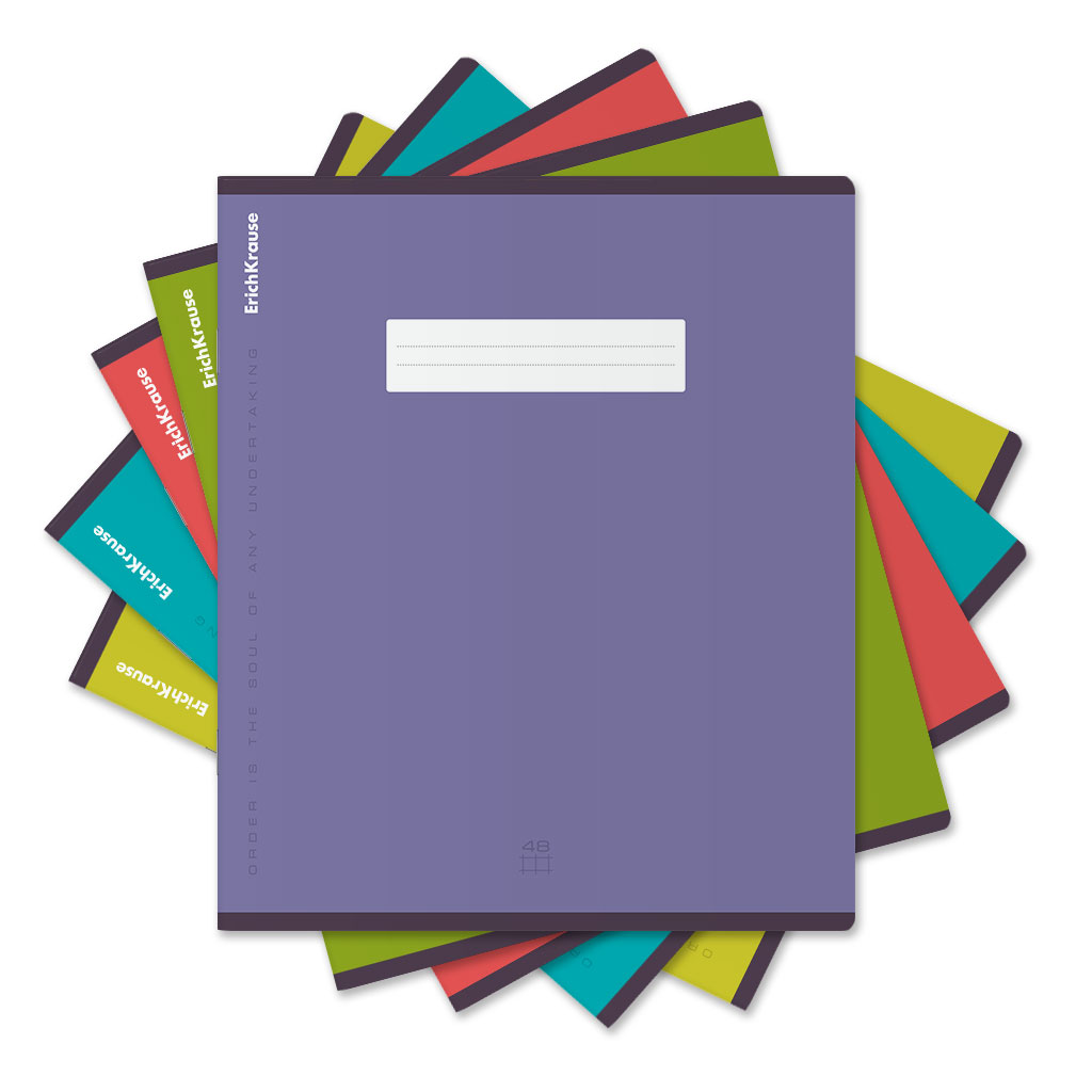 Тетрадь 48л клетка Яркость цвета EK - миниатюра 2