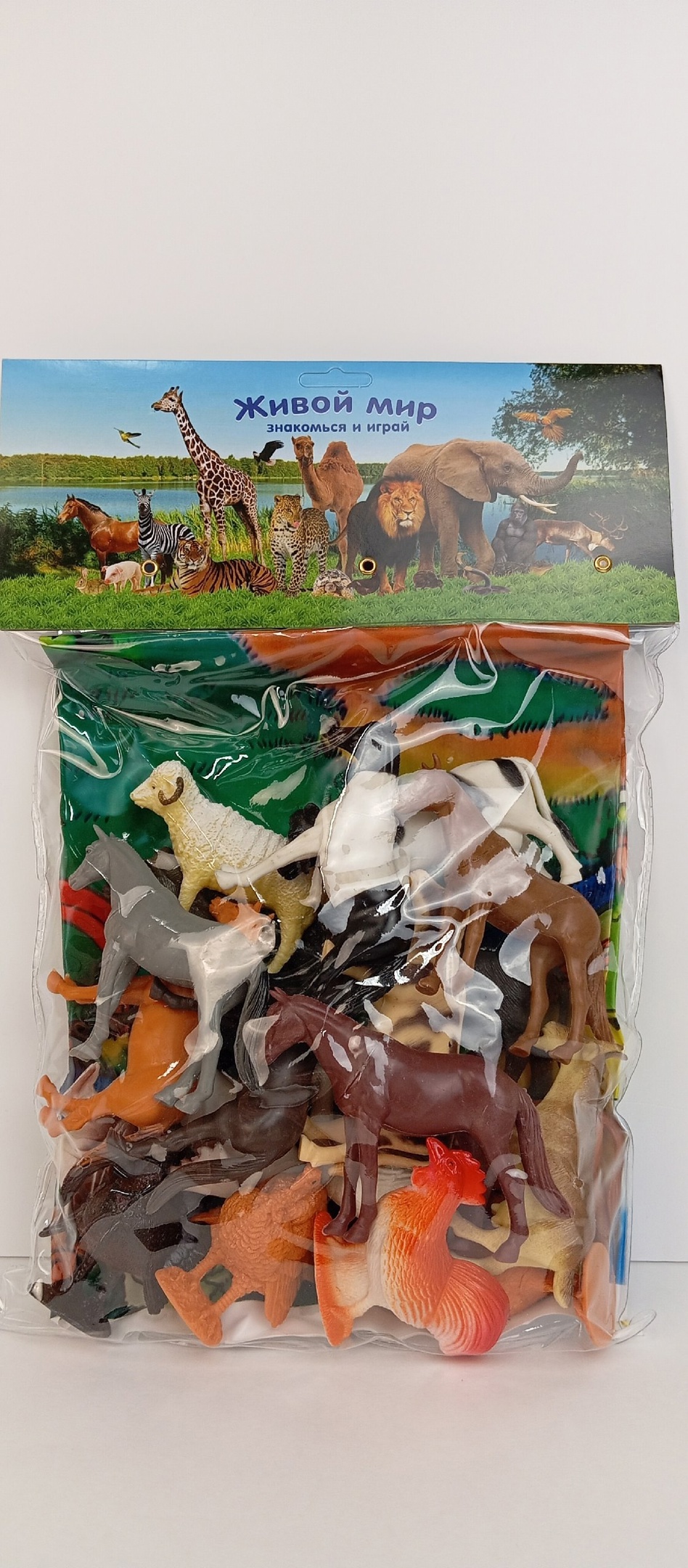 Животные набор Домашние с полем 20шт. - фото 1