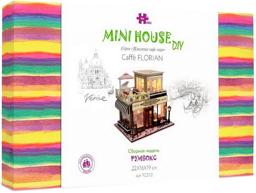 Конструктор деревянный интерьерный Известные кафе мира MiniHouse - миниатюра 2