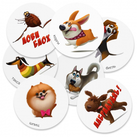 Настольная игра Хлопстеры Песики 60 карточек - миниатюра 2