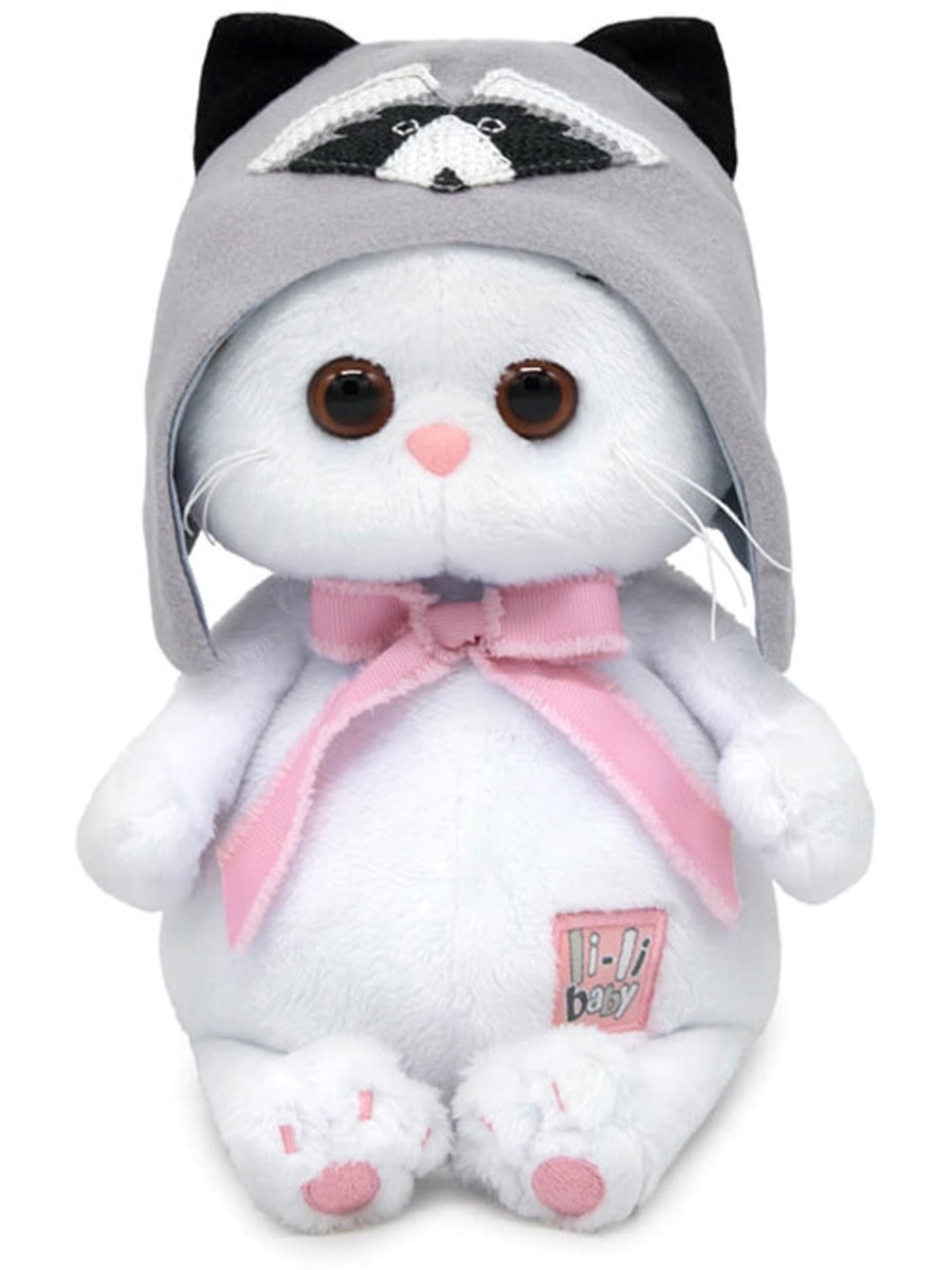 Мягкая игрушка Ли-ли BABY в шапочке енот - фото 1