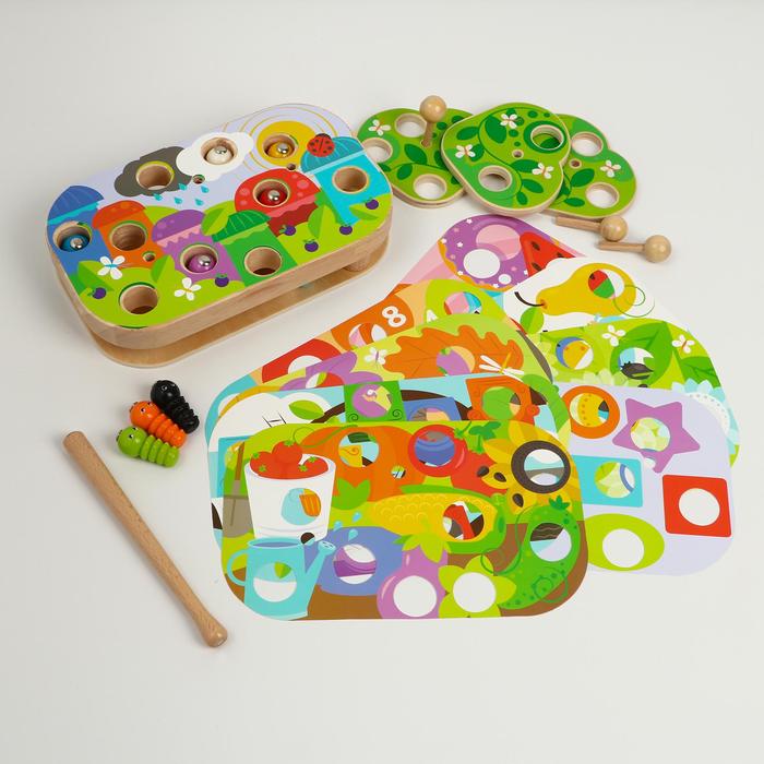 Настольная игра деревянная Гусеницы Lucy&Leo - фото 1