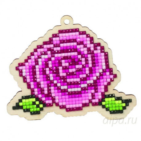 Мозаика стразами Подвеска Роза - фото 1