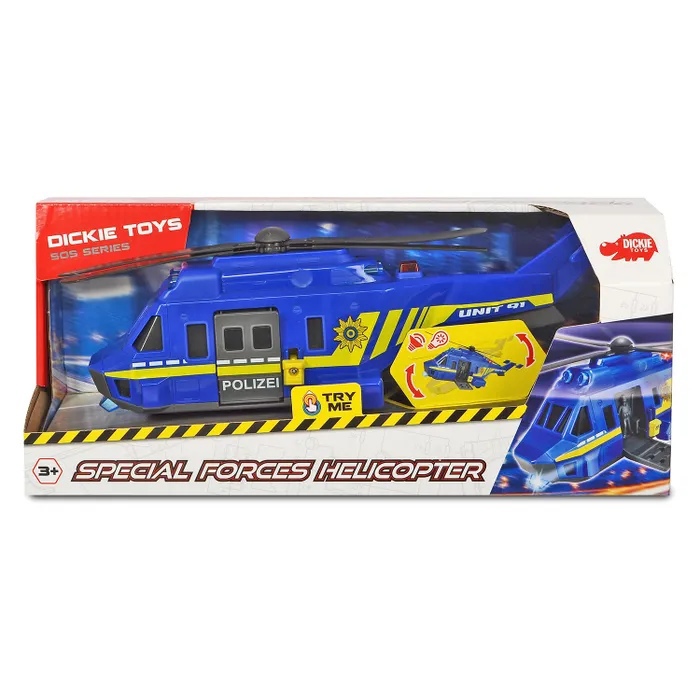 Вертолет полицейский 26 см свет,звук Dickie Toys - фото 1