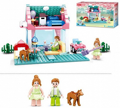 Конструктор СЛУБАН Милый домик 244 дет. М38-В0821 - фото 1