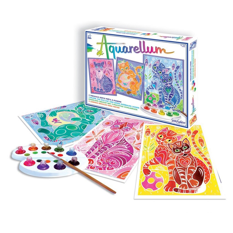 Раскраска акварель. Пегасы SentoSphere - фото 1