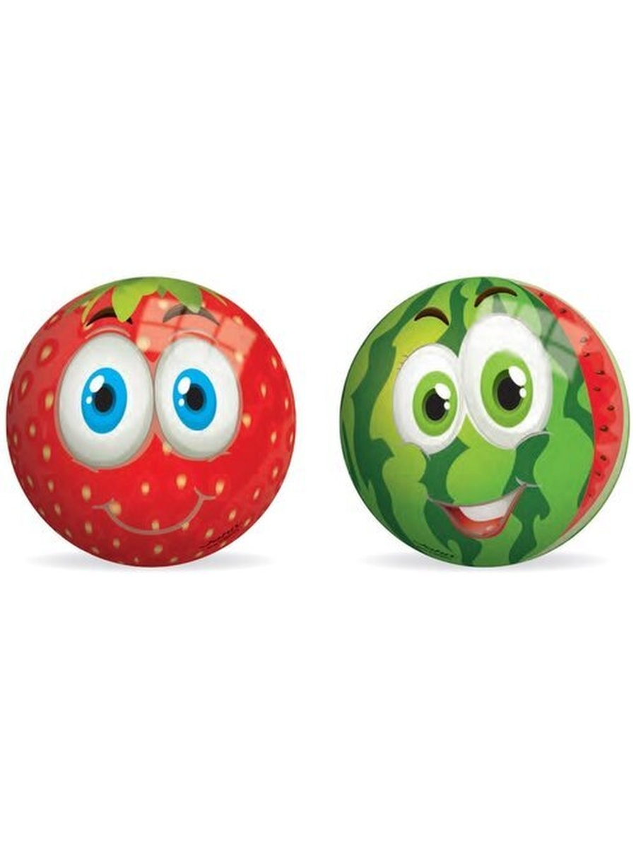 Мяч ПВХ 13см Фрукты - фото 1