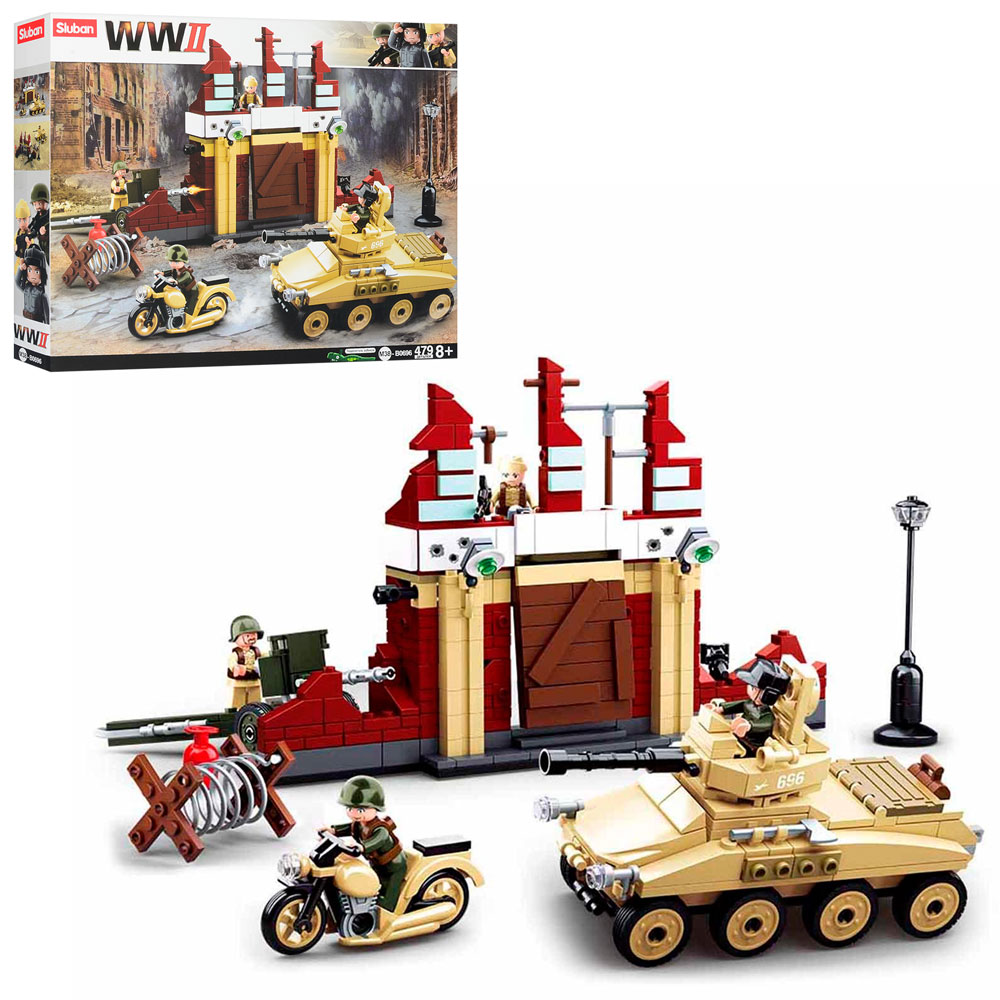 Конструктор СЛУБАН Битва за Сталинград 479 дет. - фото 1