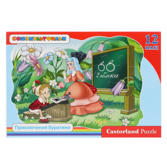 Пазл 12 MAXI Буратино - фото 1