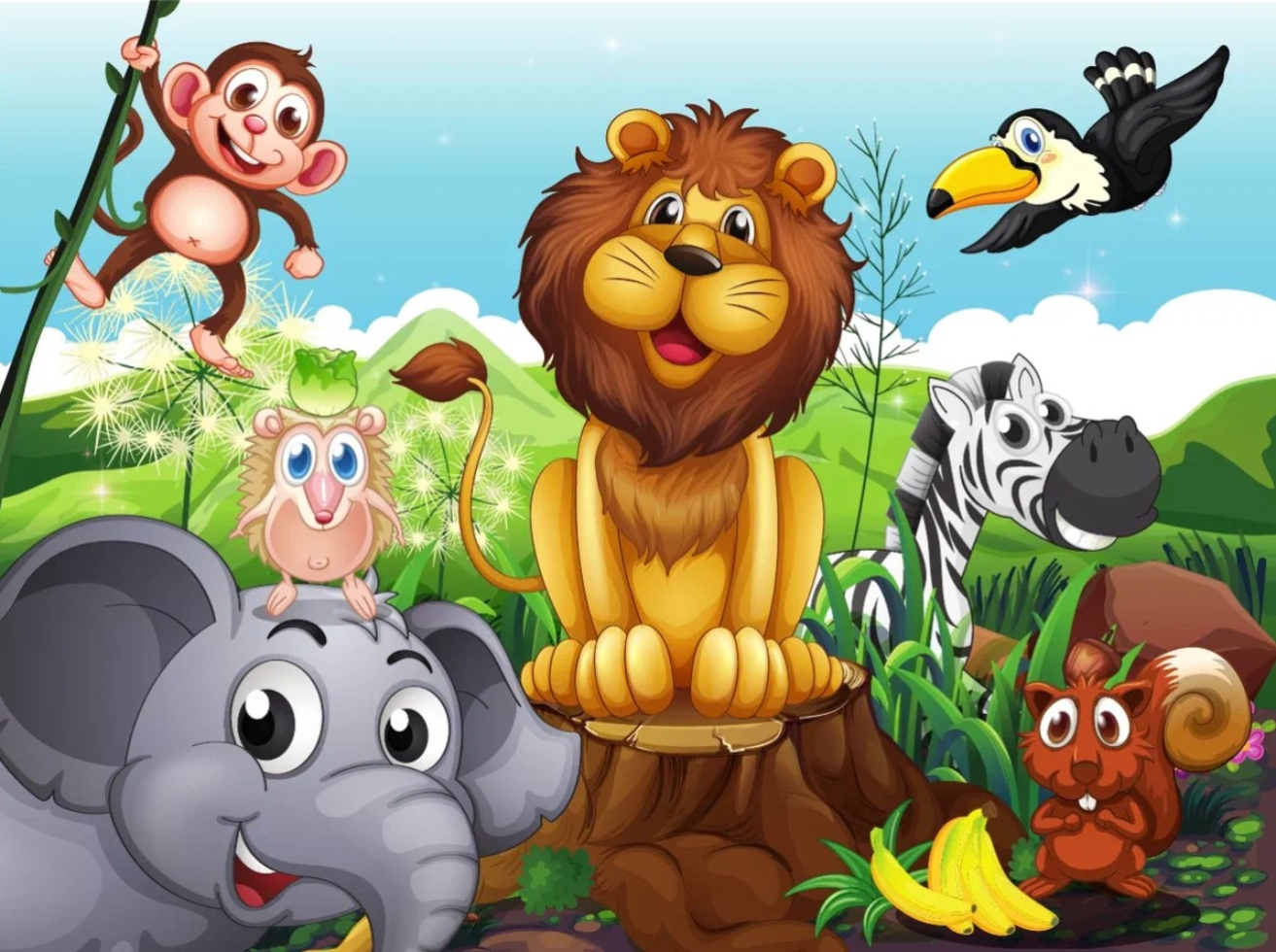 Пазл 3D Африканские друзья 100дет. - фото 1